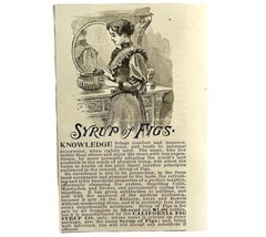 Syrup Of Figs Digestive Medicine 1894 Advertisement Victorian Laxative 6 ADBN1z - £11.84 GBP