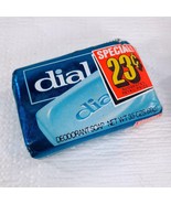 Vintage Dial Deodorant bar Soap Aqua Regular 3.5oz wrapped shiny blue pa... - $28.70 CAD