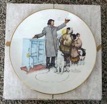 The Expert Salesman- Norman Rockwell - Limited Edition Gorham Collector Plate - £23.73 GBP