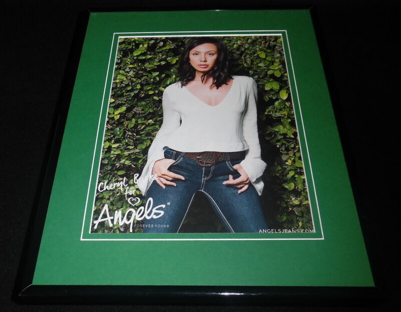 Primary image for Cheryl Burke 2016 Angels Jeans Framed 11x14 ORIGINAL Advertisement DWTS