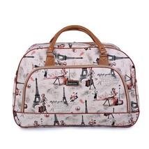 PU Leather Unisex general Print Luggage Large Capacity Travel Duffle Bag - £29.09 GBP