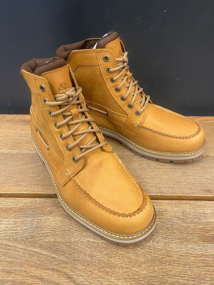 Timberland® Men's Britton Road.Nubuck Boat Shoe Wheat Full Grean A697H-EN1