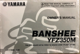 2000 Yamaha Banshee YFZ350M Opérateurs Propriétaires Owner Manuel Neuf Usine - £50.98 GBP