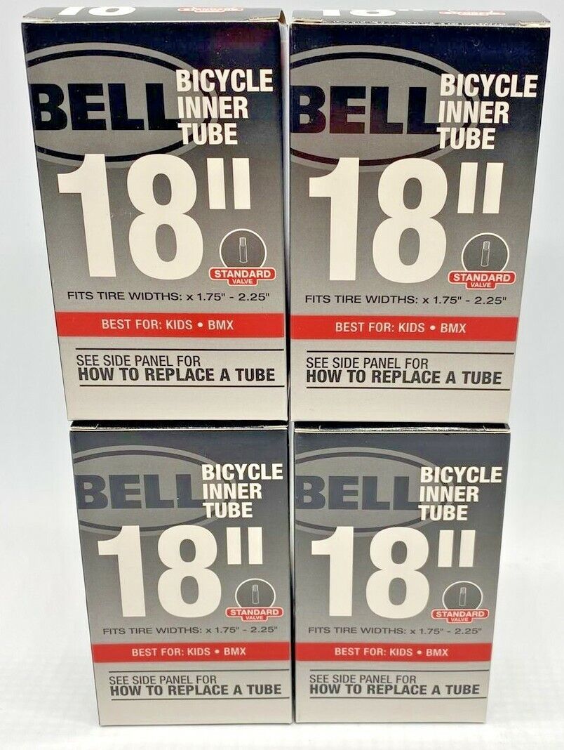 Primary image for Bell 18" Bicycle Inner Tube Best For Kids BMX Bikes. Lot of 4