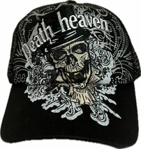 Baseball Hat Unique Attitude 3D Embroidered Skull With Glitters Death He... - $18.99