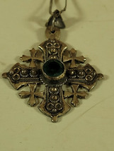 Jerusalem Silver Pendant With Necklace Collectable Rare Cross - $199.99