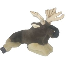 Vintage Wildlife Artists Small Of The Wild Plush Moose Brown 2000 9" - $15.64