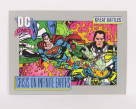 1992 DC Comics Series 1 Cosmic Card Great Battles Crisis on Infinite Ear... - $3.95