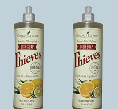 Young Living 2pk of Thieves Dish Soap  Fresh Citrus 16oz - £31.10 GBP