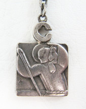 Extremely Rare Jean Puiforcat Sterling Silver St. Christopher Medallion - 17.5 G - £623.00 GBP