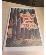  1973 American Indian Cooking &amp; Herb Lore Recipe Book Cherokee Publicati... - £9.58 GBP