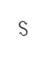 Wrought Iron Mini Forged S-Hooks (Set of 6) USA Handcrafted - $22.95