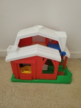 Vintage Fisher-Price little people red barn farmhouse animal sound - BARN ONLY - £11.21 GBP