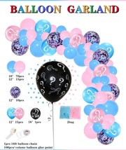 1 Set 111 Pcs Balloons Garland Gender Reveal Decoration Adult Baby Shower Party - £22.68 GBP