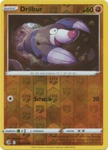 Drilbur 147/264 Reverse Holo Common Fusion Strike Pokemon Card - £7.72 GBP