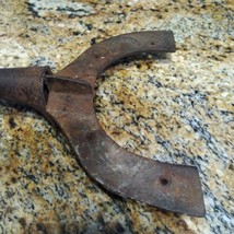Vintage Rare Heavy Cast Iron Boot Jack Puller Shoe Remover Scrapper Pat - £93.32 GBP
