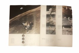 Scott Foresman “The Eagle Has Landed” Classroom Poster Vintage 1969 Space - £28.08 GBP