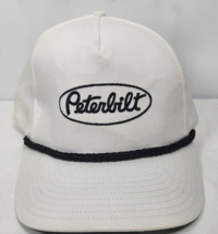 Vintage Peterbilt Motors Co. White Trucking Hat Cap CYRK Strapback - £14.34 GBP