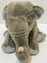 Wild Repubic Cuddlekins Plush Beanie Gray Elephant Pink Nose Soft Cuddly 7 in - £12.93 GBP