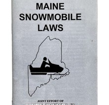 Maine 1997 Snowmobile Laws And Regulations Vintage 1st Printing Booklet E72 - £15.03 GBP