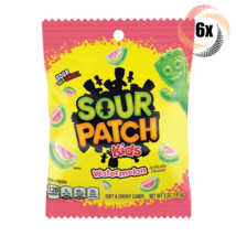 6x Bags Sour Patch Kids Watermelon Flavor Soft &amp; Chewy Gummy Candy | 5oz - £17.69 GBP
