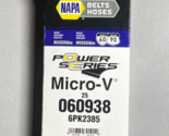 NAPA Auto Parts 25 060938 V-Ribbed Belt (Standard) K06 13/16&quot; X 94-1/2&quot; NEW - £22.07 GBP