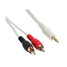 InLine 3m 2x Cinch Plug to 3.5mm Jack Connector Cinch to Jack Cable - Wh... - $41.00