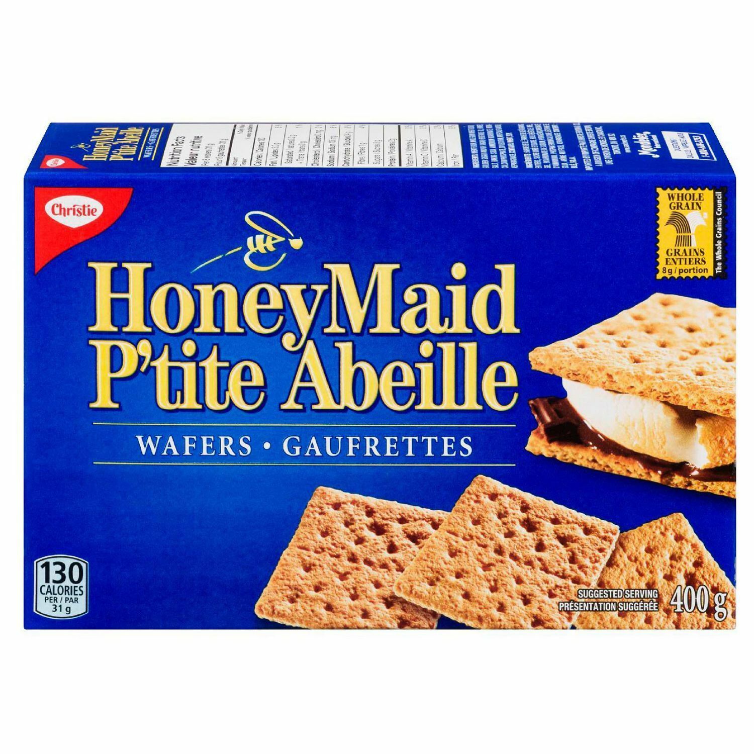 2 Boxes of HONEYMAID Graham Wafers 400 g Each, from Canada, FREE SHIPPING - $27.09