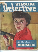 Headline DETECTIVE-1944-JUNE-GOOD Girl Art Cvr G/VG - £39.47 GBP