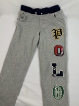 POLO RALPH LAUREN Joggers Spell Out Embroidered Sweatpants Boys M 10-12 - £31.44 GBP