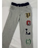 POLO RALPH LAUREN Joggers Spell Out Embroidered Sweatpants Boys M 10-12 - £31.38 GBP