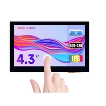 waveshare 4.3inch Capacitive Touch Display Compatible with Raspberry Pi ... - £58.20 GBP