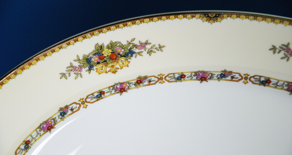 Meito The Malta 14" x 10" Oval Platter Excellent Item image 2