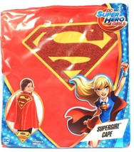 Jakks Pacific DC Super Hero Girls Supergirl Cape Fits Sizes 4 To 6X Age ... - £18.86 GBP