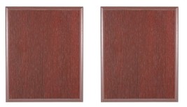 2 Pack Mahogany Finish Blank Wood Plaque 12&quot; x 15&quot; Only $18.95 each (PL51) - $37.90