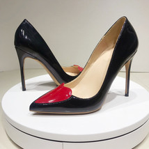Sweetheart Decor Women Patent Pointed Toe Pumps Black 8cm 10cm 12cm High Heel St - £59.22 GBP