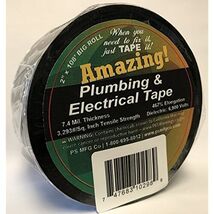 Amazing Tape ATP24 Plumbing Black Plastic Electrical Tape 2" x 108' - $29.51