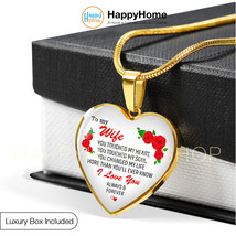 Premium Heart Necklace Love Gift for Wife I Love You Always and Forever - N400 - £27.86 GBP+
