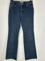 Chico&#39;s Platinum Womens Blue Denim Bootcut Jeans Size 1 - £7.87 GBP