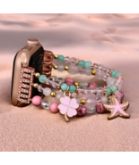 cape diablo Pink Sands Stretch Apple Watch Strap - $64.23