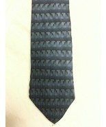 NEW Zylos George Machado Blue Geometric Silk Tie - Never Worn - £5.28 GBP