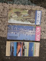 Lot Of 3 Vintage Wisconsin State Maps - £10.34 GBP