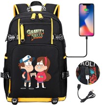 Disney Gravity Falls Backpacks Girls Boys Schoolbag Large Capacity Laptop Bag Wa - £42.61 GBP