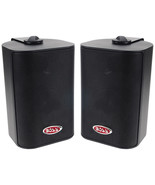 Boss Audio Marine 3-Way Box Speakers with 4&quot; Woofer (Black) - $2,110.22 MXN
