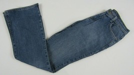 Eddie Bauer Women 4R Bootcut Jean Blue Med Wash Embroidered Rear Pockets... - £14.39 GBP