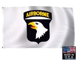 101st Airborne Division Army Screaming Eagle 3x5 Super-Poly Flag Banner*Usa Made - £12.01 GBP