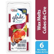 Glade Wax Melts Apple Cinnamon TWO - 6 Count Pack, 120 Hours - £14.23 GBP