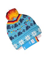 ALDI GEAR Festive Winter Knit Beanie with Nordic Pattern &amp; Pom Pom - Sno... - $17.17 CAD