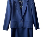 Pendleton Blazer with  Suit Jacket with Mach Skirt Womens Size 12 Navy B... - $48.85