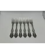 Set of 6 Oneida Stainless Steel MICHELANGELO Place Forks - €64,28 EUR